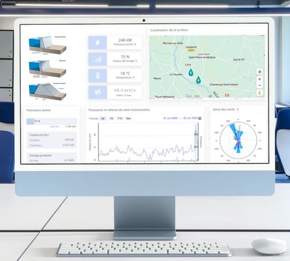 Experts in data integration and mobile application management for hydropower plants